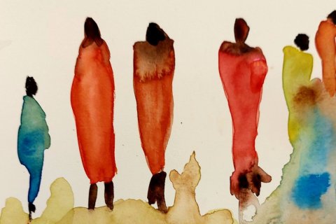 Aquarell (c) Sabine Mocek Aquarell (c) Sabine Mocek