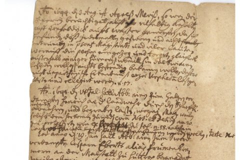 Protokollabschrift aus dem Alten Ratsarchiv (Signatur Rep. 100 Nr. 410, S. 11) , die über den letzten Hexenprozess in der Stadt Essen im Jahr 1644 berichtet. Protokollabschrift aus dem Alten Ratsarchiv (Signatur Rep. 100 Nr. 410, S. 11) , die über den letzten Hexenprozess in der Stadt Essen im Jahr 1644 berichtet.