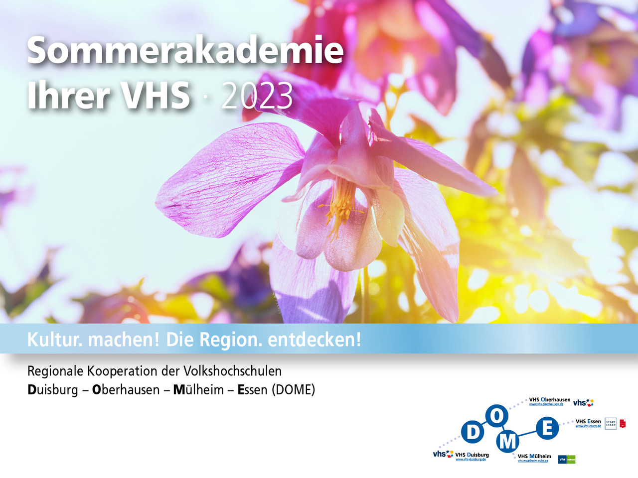 Dome Sommerakademie 2023 (Layout: Ilke Koop, ilco design&grafik)